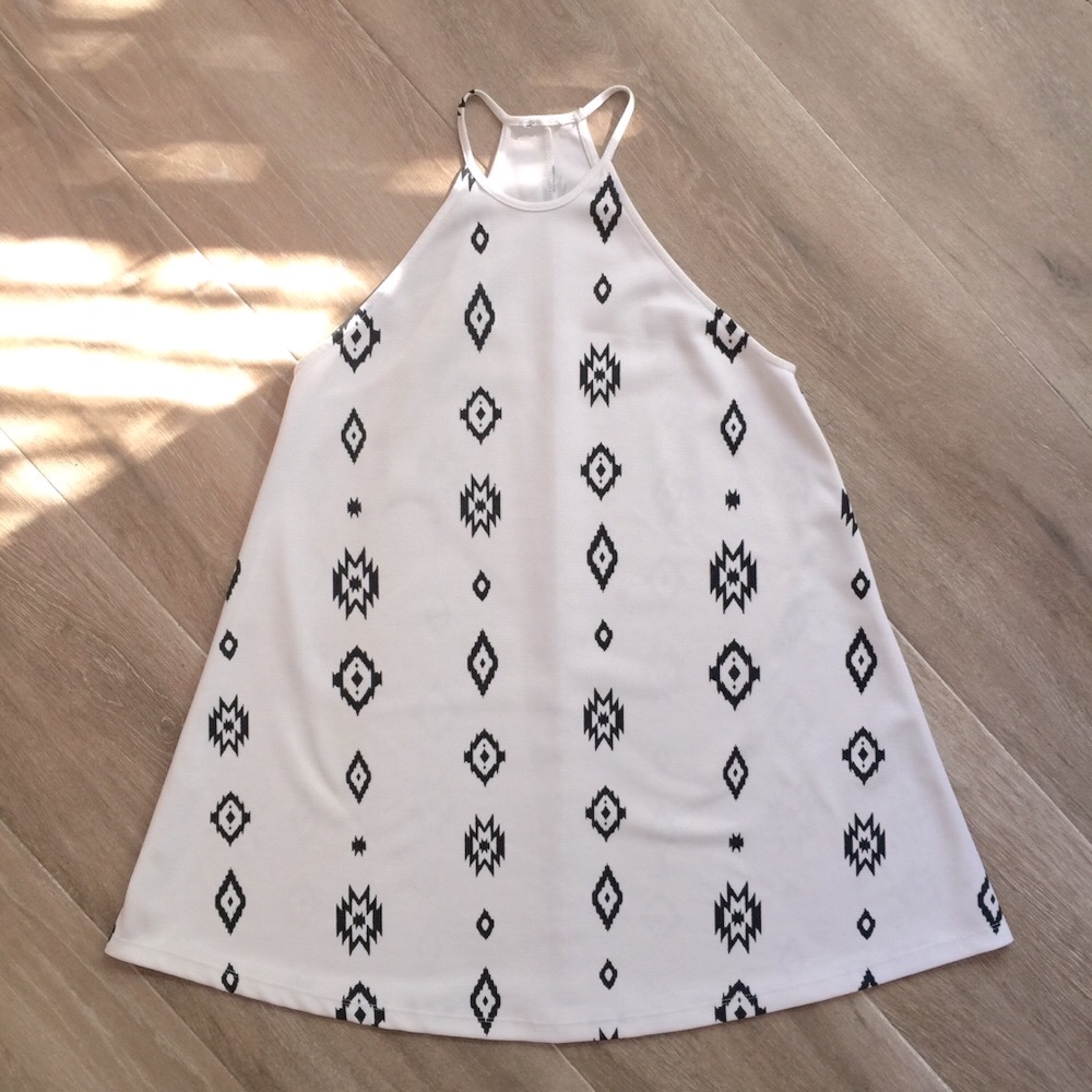ZARA halter A-shape dress
